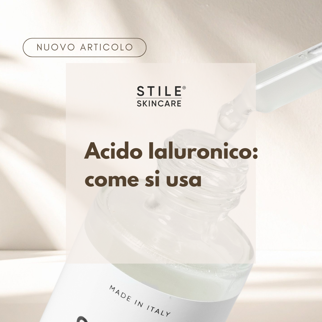 Come si usa l'acido ialuronico: applicazione del Siero Viso Rimpolpante Stile Skincare